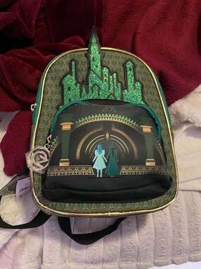 Wicked Emerald City Glinda & Elphaba Mini Backpack